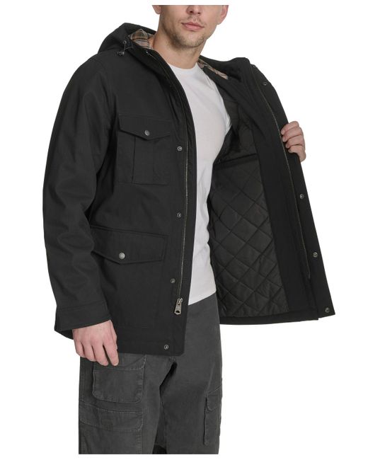 Levi's Black Field Parka for men