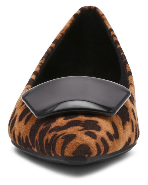 Anne Klein Brown Crawford Pointed Toe Flats