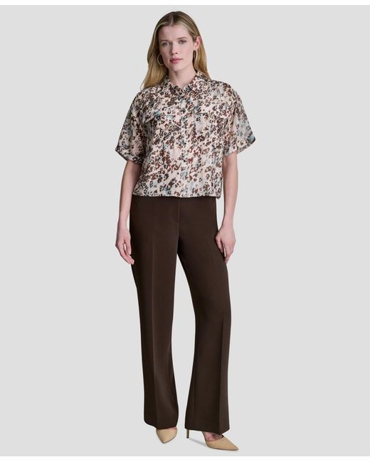 DKNY Multicolor Printed Collared Shirt