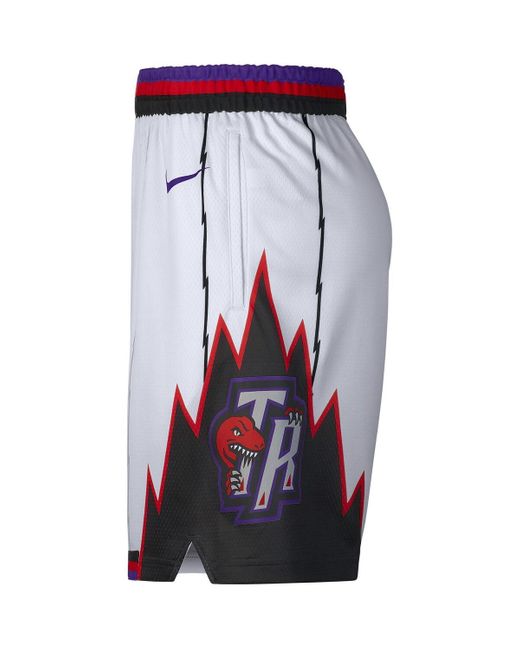 Nike Toronto Raptors Hardwood Classics Swingman Shorts in Blue for Men ...