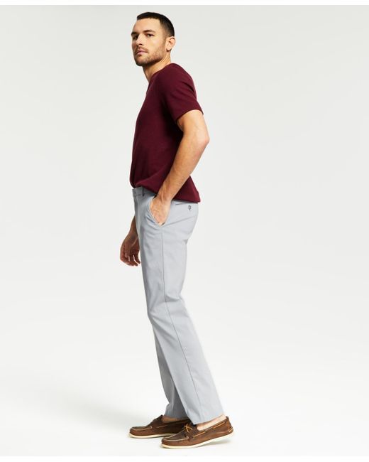 Tommy Hilfiger Modern-fit Th Flex Stretch Solid Performance Pants in Gray  for Men | Lyst