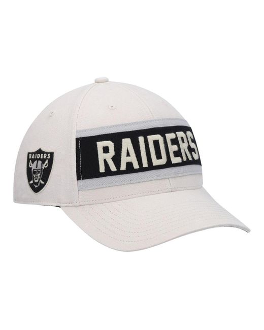 47 Brand Cotton '47 Cream Las Vegas Raiders Crossroad Mvp Adjustable
