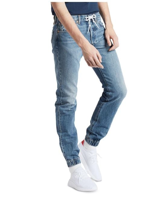 Levi's Blue 501® Original Straight-fit Stretch Jogger Jeans for men