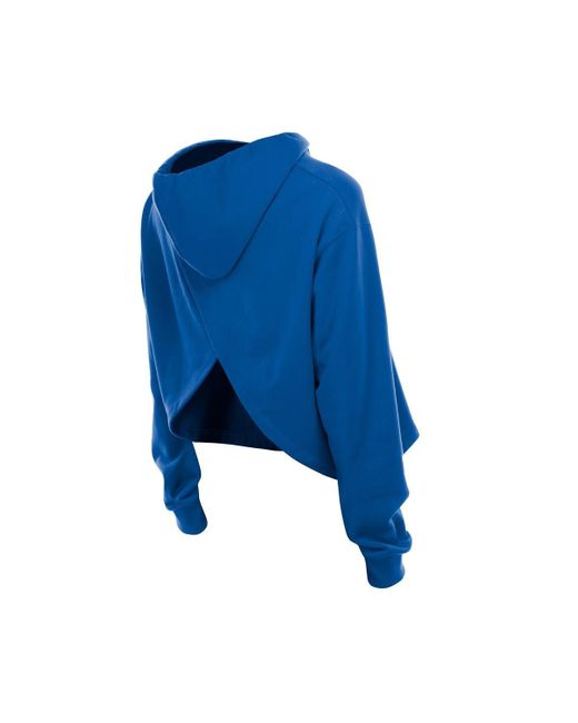 KTZ Blue Golden State Warriors Glam Game Open Back Hoodie