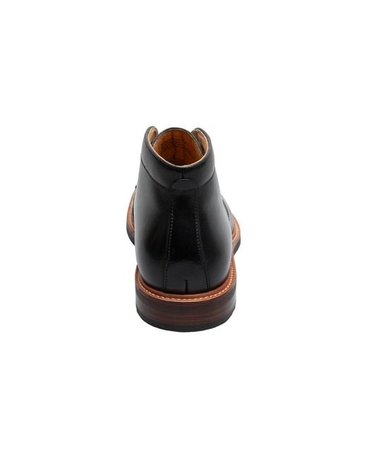 Florsheim Black Anthem Plain Toe Chukka Boot for men