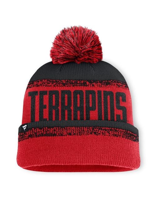 Fanatics Red/black Maryland Terrapins Thrive Cuffed for men