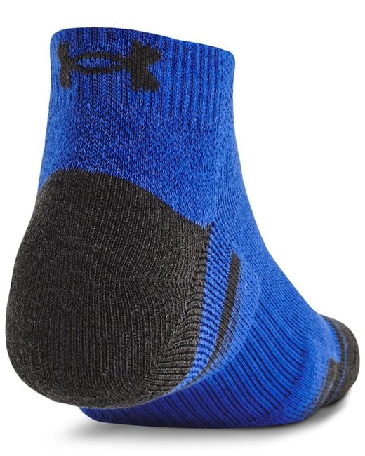 Under Armour Blue Performance Tech Low Socks for men