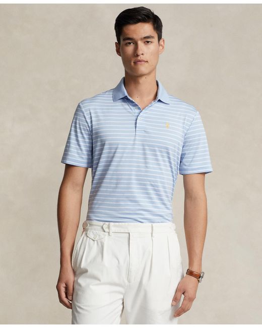 Polo Ralph Lauren Blue Classic-fit Performance Polo Shirt for men