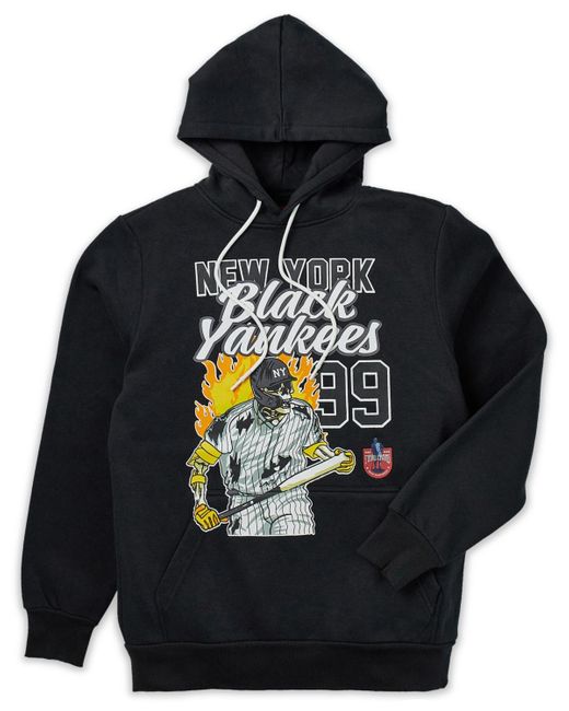 Reason Gray Negro League Baseball Museum Yankees Fleece Hoodie for men