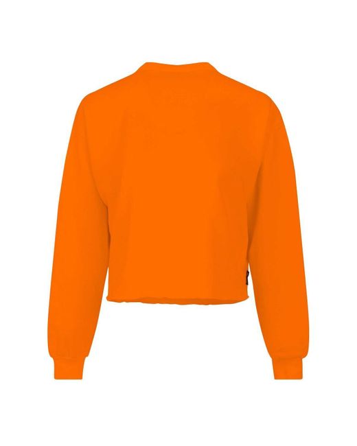 Spirit Jersey Orange Florida Gators Slouchy Cropped Long Sleeve T-shirt