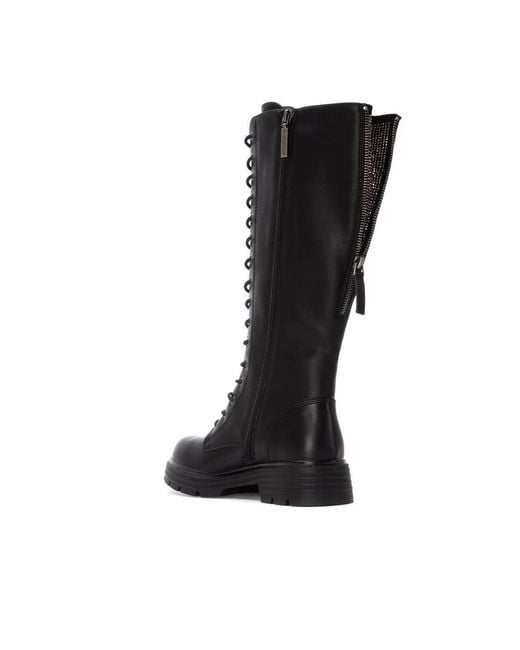 Xti Black Combat Boots Refresh Collection By