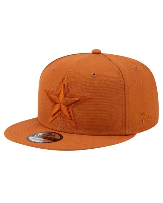 KTZ Brown Dallas Cowboys Color Pack 9fifty Snapback Hat for men