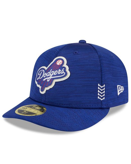 KTZ Los Angeles Dodgers 2024 Clubhouse Low Profile 59fifty Fitted Hat