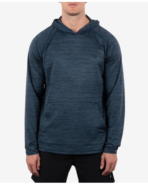 Hurley Blue H2o Dri Daybreak Pullover Sweatshirt for men