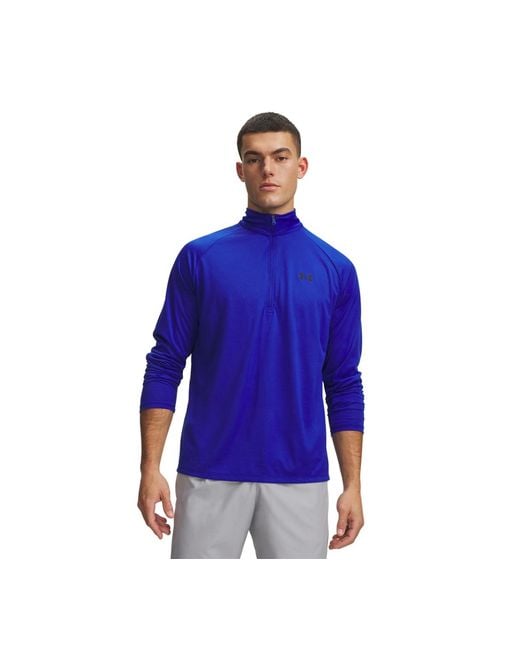 Under Armour Blue Ua Tech Half-zip Pullover for men