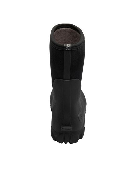 Bogs Black Classic Seamless Mid Boot for men
