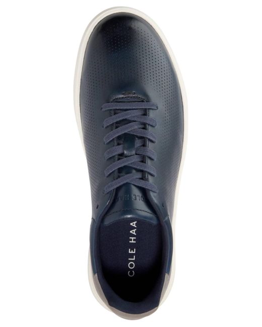 Cole Haan Blue Grand Crosscourt Daily Laser Sneaker for men