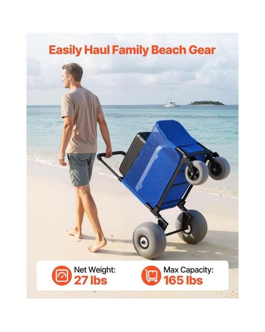 Mountaintop Blue Beach Cart
