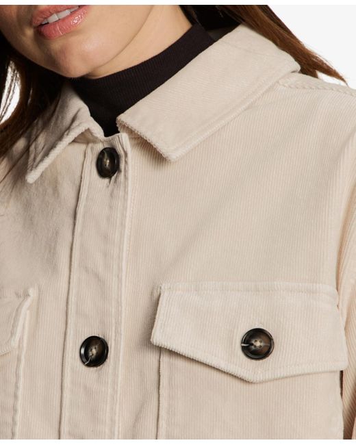 Sanctuary Natural The Corduroy Shacket