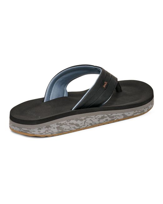 Sanuk Black Tiderush for men