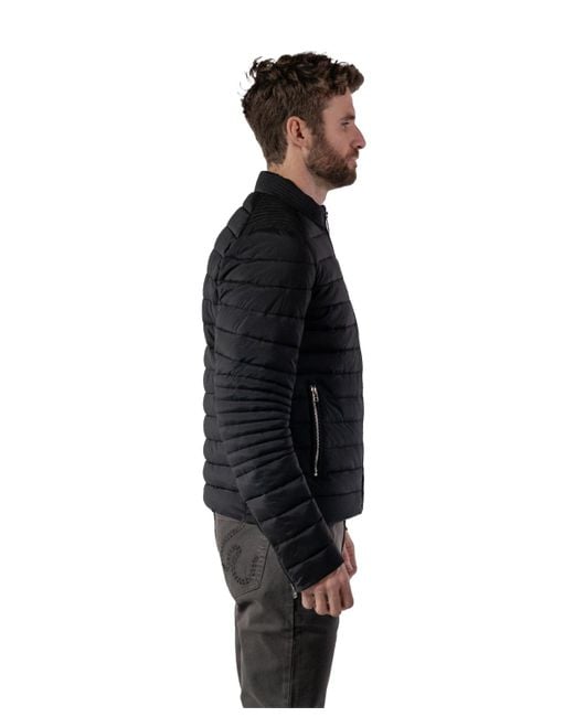 Woodpecker Black Moto Jacket for men