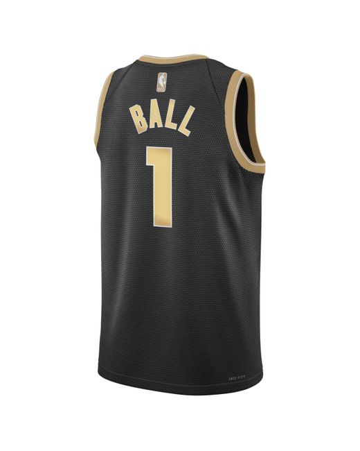 Nike Black Brand And Lamelo Ball Charlotte Hornets Select Series Swingman Jersey