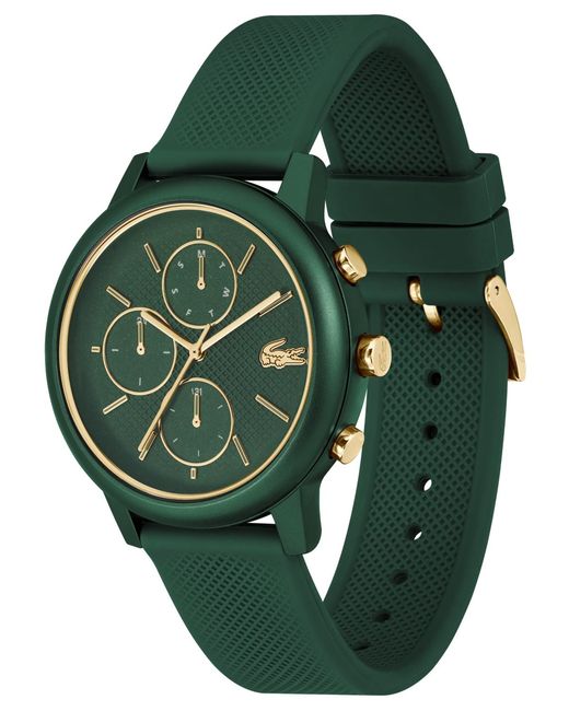 Lacoste Green L.12.12 Move Silicone Strap Watch for men