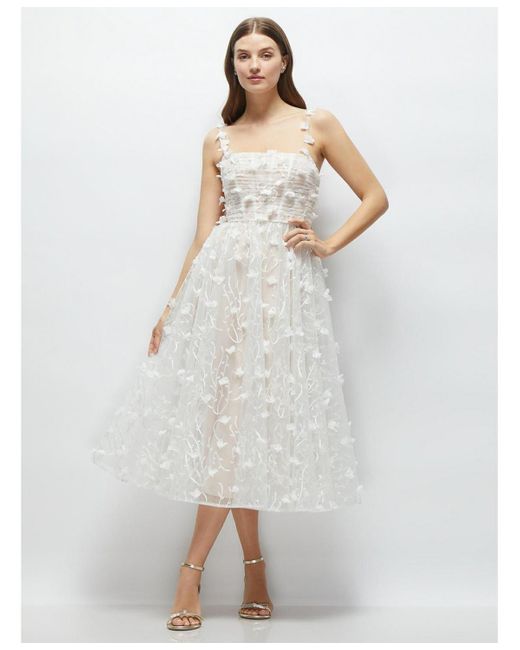 dress the population carina embroidered dress Carina Dress – Dress the Population main image 1