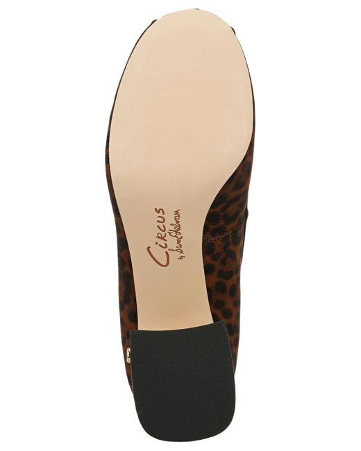 Circus by Sam Edelman Black Della Lace-up Block-heel Ballet Pumps