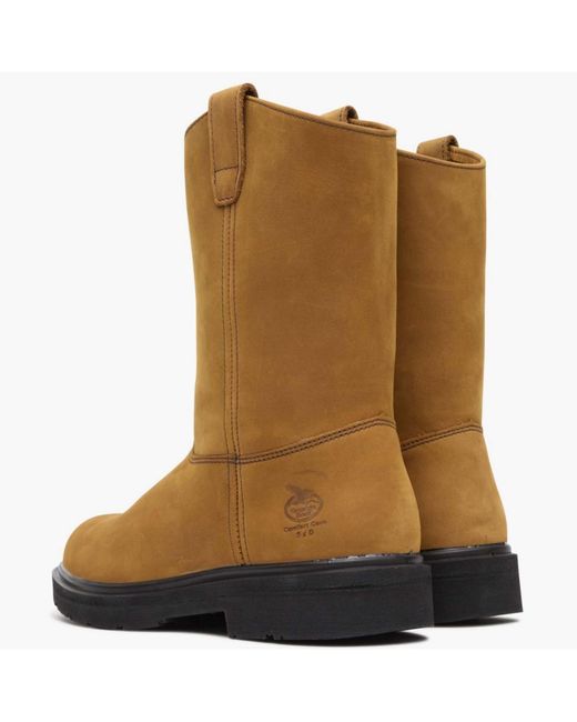 Georgia Boot Brown Steel Toe Static-dissipative Work Pull On for men