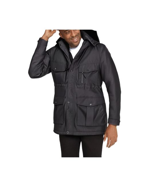 Kingsize Gray Big & Tall Longer-length Boulder Creek By Fleece-lined Parka for men