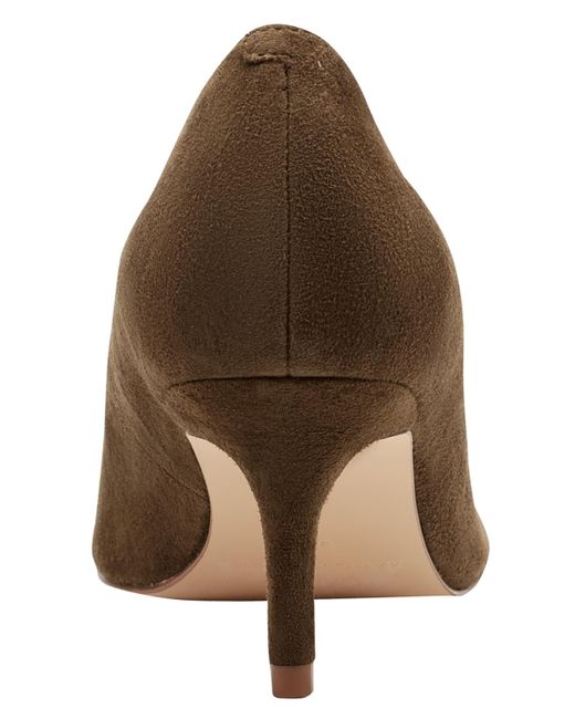 Marc Fisher Brown Alola Kitten Heel Pumps