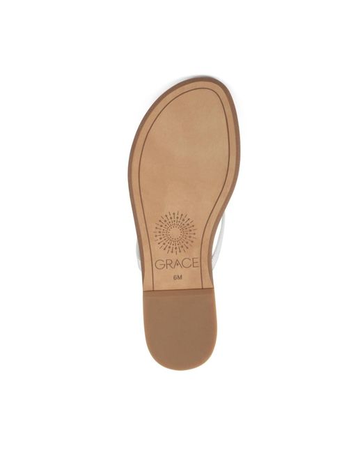 Grace White Sicily Sandal