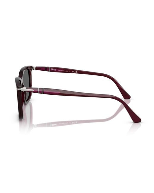 Persol Black Round Renzo Sunglasses