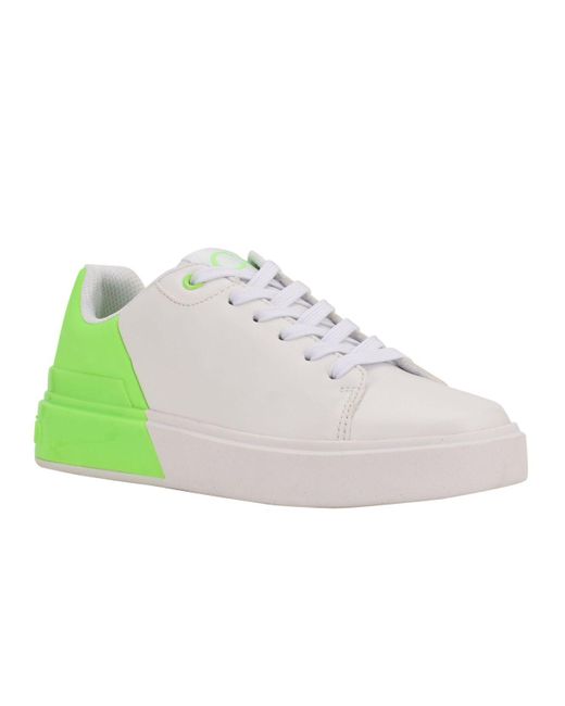 calvin klein women's blakee platform lace up sneakers