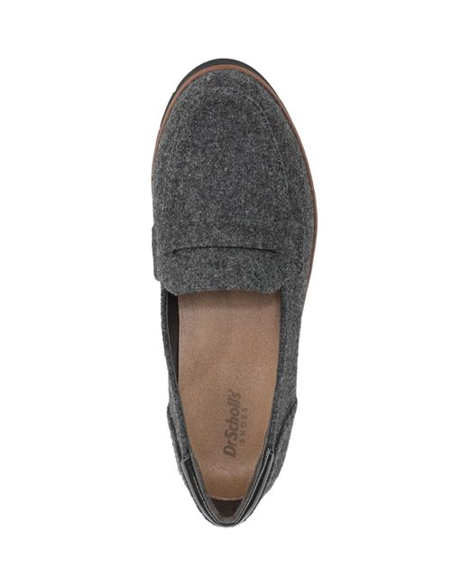Dr. Scholls Gray Nice Day Lug Sole Loafers
