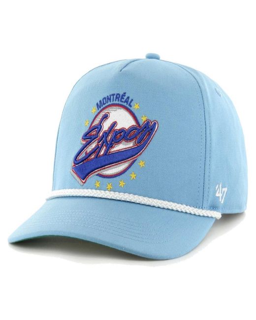 '47 Blue 47 Brand E Montreal Expos Cooperstown Collection Wax Pack Premier Hitch Adjustable Hat for men
