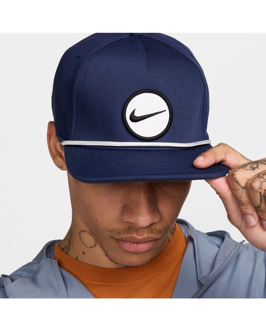 Nike Blue And  Retro Pro Performance Snapback Hat