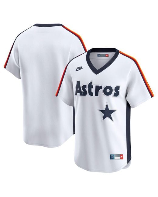 Nike Men's Blue Houston Astros Throwback Cooperstown Collection Limited Jersey