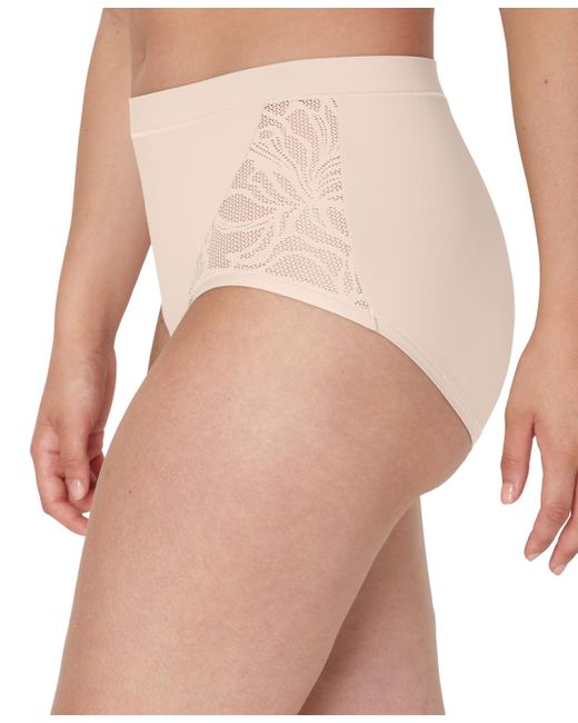 Bali Natural 's Coolest Smoothing High-waist Brief Underwear Dfcsbf