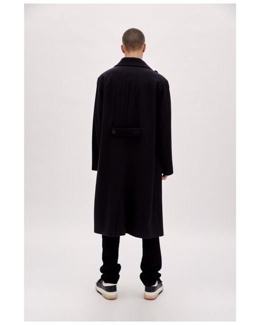 Pcfg Blue Wool Long Coat for men