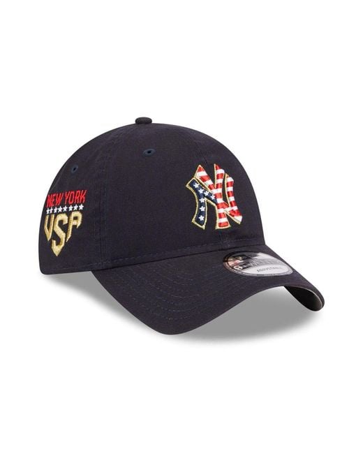 KTZ Navy New York Yankees 2023 Fourth Of July 9twenty Adjustable