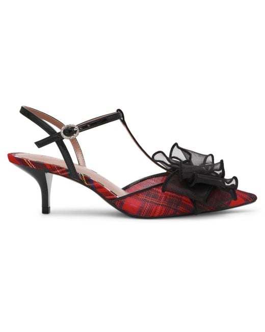 Betsey Johnson Multicolor Lillyan T-strap Kitten-heel Pumps