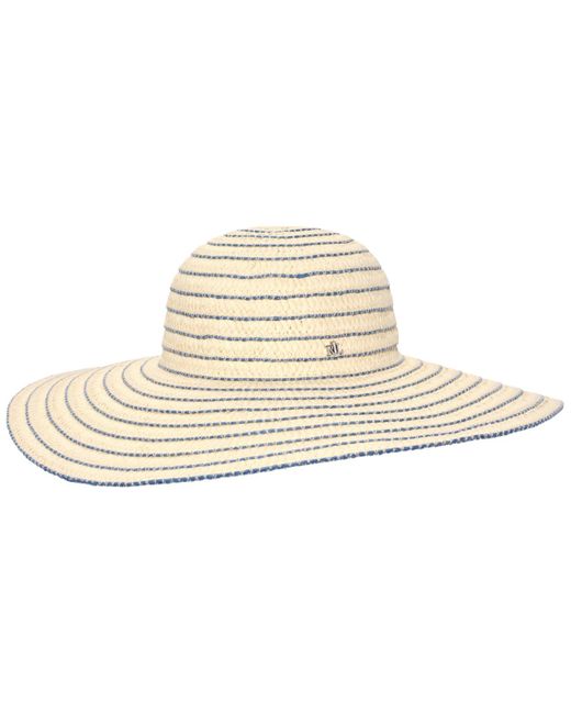 Lauren by Ralph Lauren White Stripe Sun Hat
