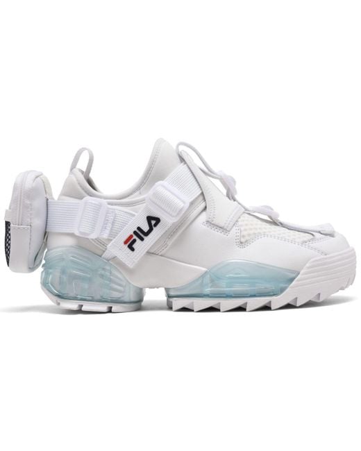 Fila Leather Unit Le Casual Sneakers From Finish Line in White | Lyst