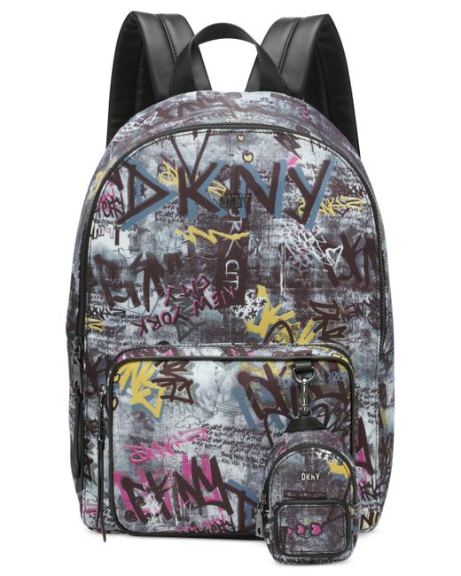 DKNY Gray Bodhi Backpack