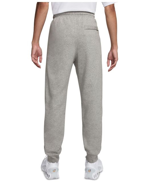 Nike Gray Club Fleece Drawstring joggers for men