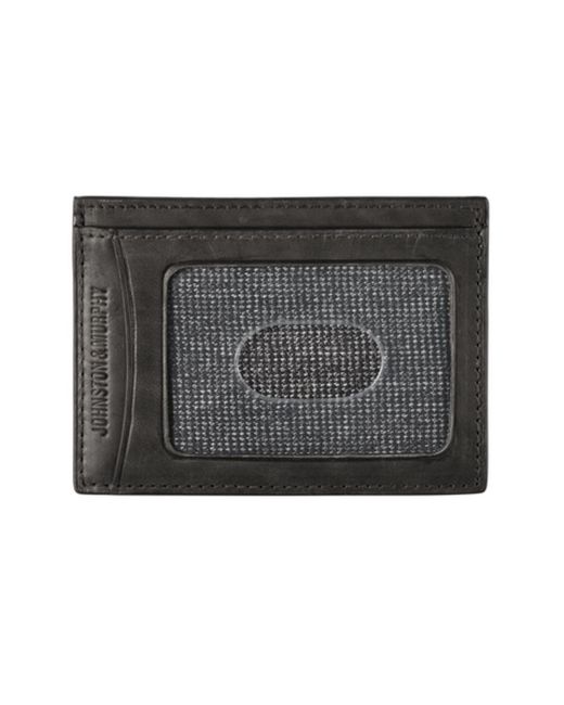 Johnston & Murphy Black Rhodes Weekender Case for men