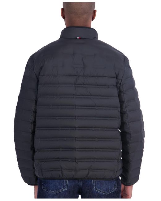 Tommy Hilfiger Blue Real Down Packable Jacket for men