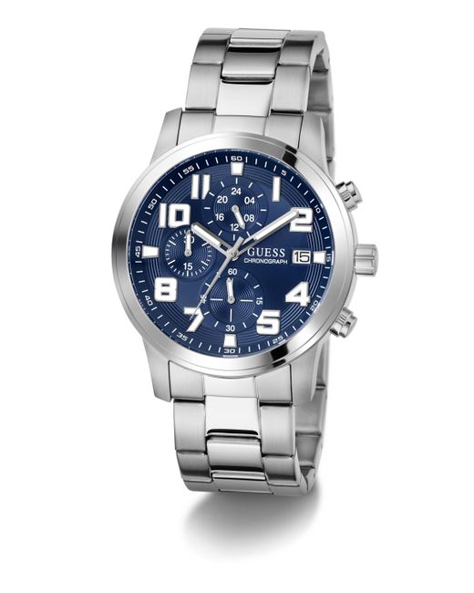 Guess Gray Chronograph Stainless Steel Watch for men
